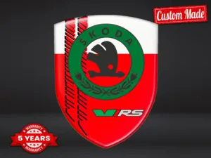 Skoda Adesivi Logo Personalizzati Robusti Limitati Universali